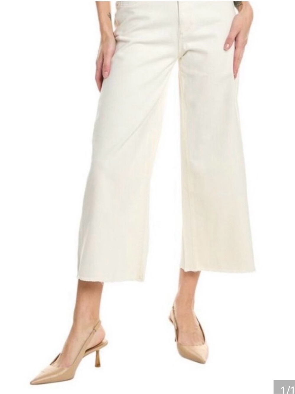 DL1961 “Hepburn” Wide-Leg Jeans. Size 30